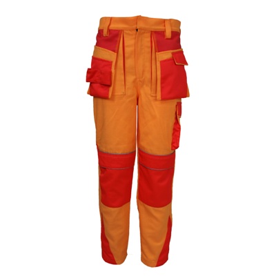 High Visible Orange Cordura(R) Denim Workwear Pans