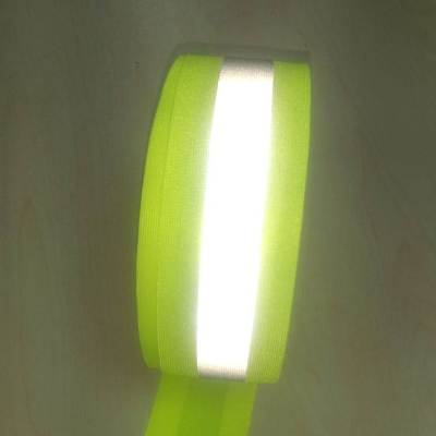 Yellow Fabric Based Reflective Strip